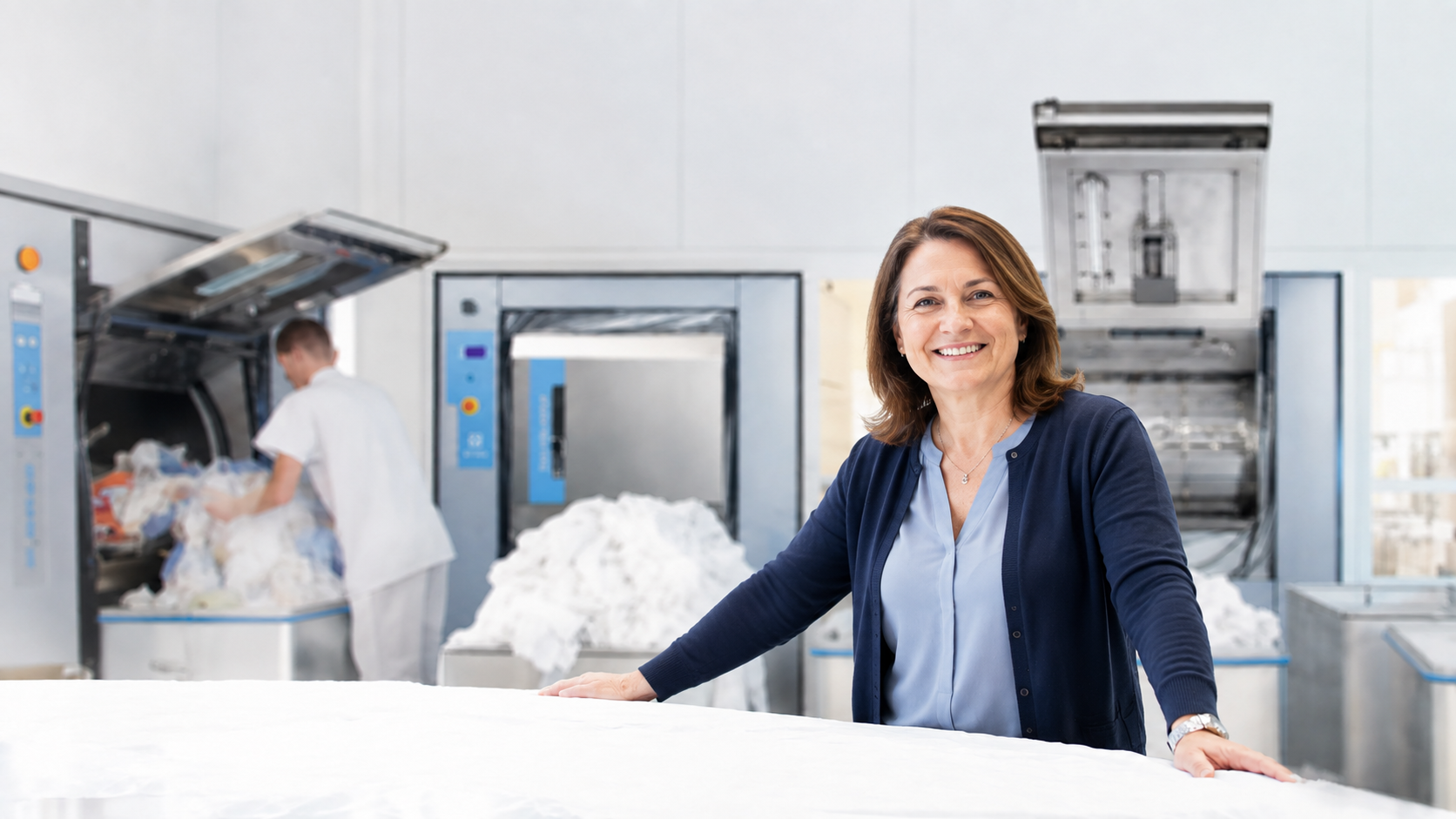 Commercial laundry equipment rental