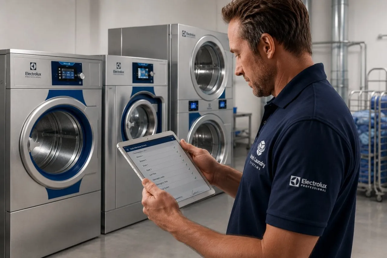 Commercial laundry equipment rental